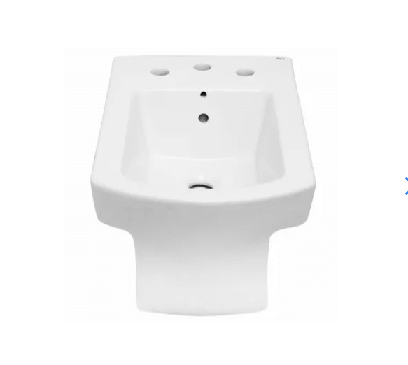 Bidet 3 Agujeros Roca Hall  Blanco
