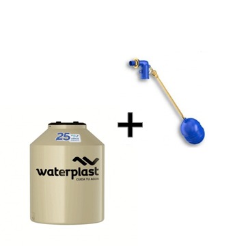 Tanque Tricapa Waterplast 525 Litros + Flotante de 1/2