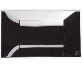 Tapa Y Tecla Ideal Para Deposito Embutir Universal  Cromado