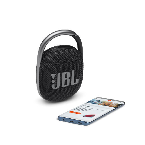 Parlante Portátil JBL Clip 4 Negro con Bluetooth