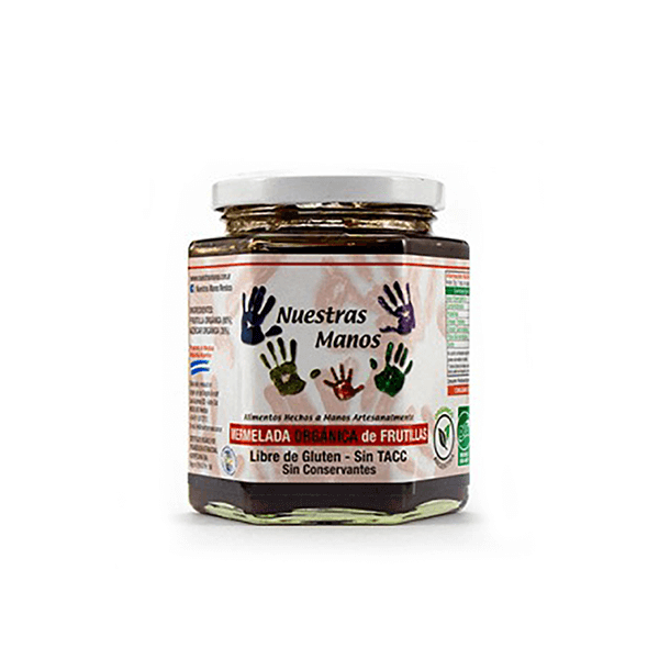 Mermelada de Frutilla Orgánica - Nuestras Manos