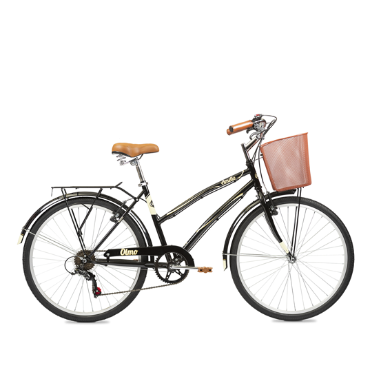 Bicicleta urbana Olmo Amelie Rapide -18 - Negro