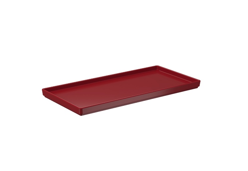 Bandeja Organizadora Baño Splash Rojo