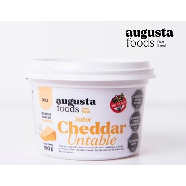 Queso Cheddar Untable - Plant Based - Augusta Foods