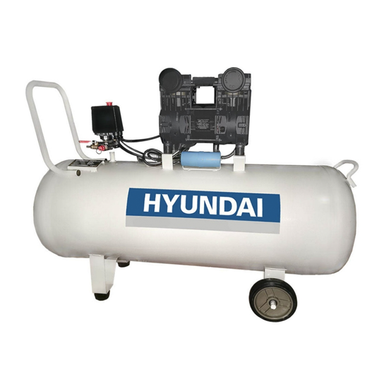 Compresor Hyundai Sin Aceite 25L 2.0 HP
