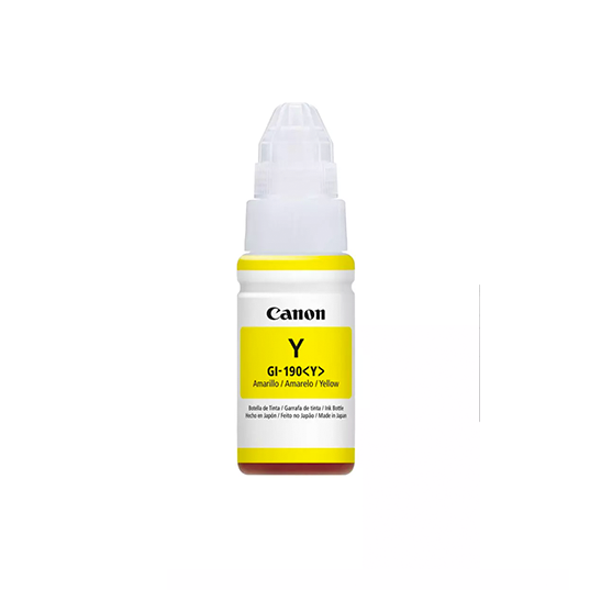 Botella de tinta Canon GI-190 Amarillo