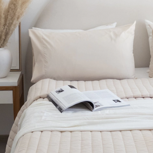 Cobertor bastón 5 CM Queen natural 250 x 260