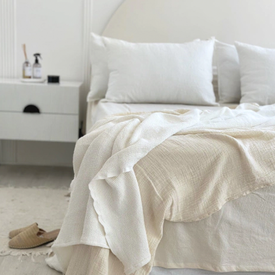 Manta Lisboa off white