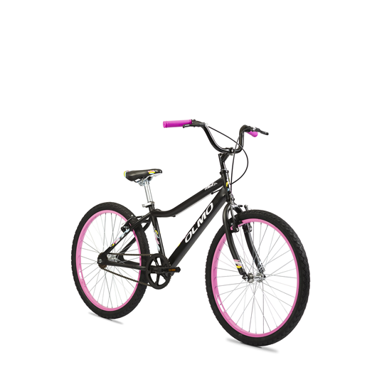 Bicicleta Infantil Olmo Mint 24 - Negro y Fucsia