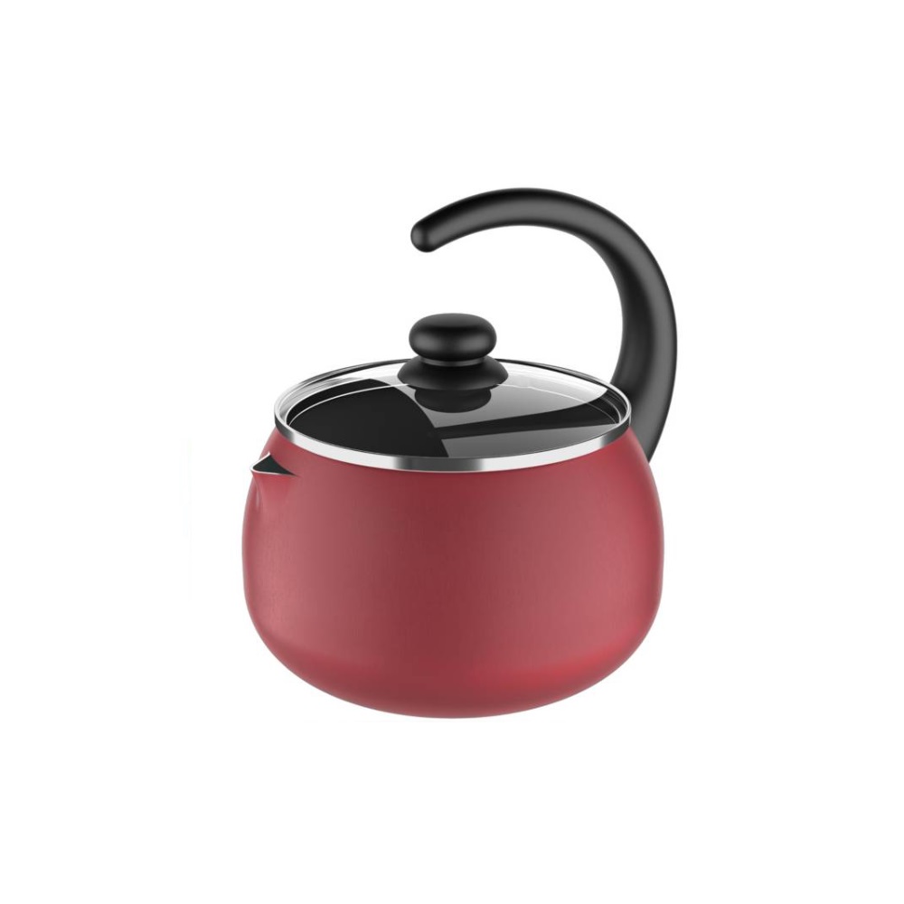 Tetera 2L Con Tapa Brinox Linea Especiarias Rojo