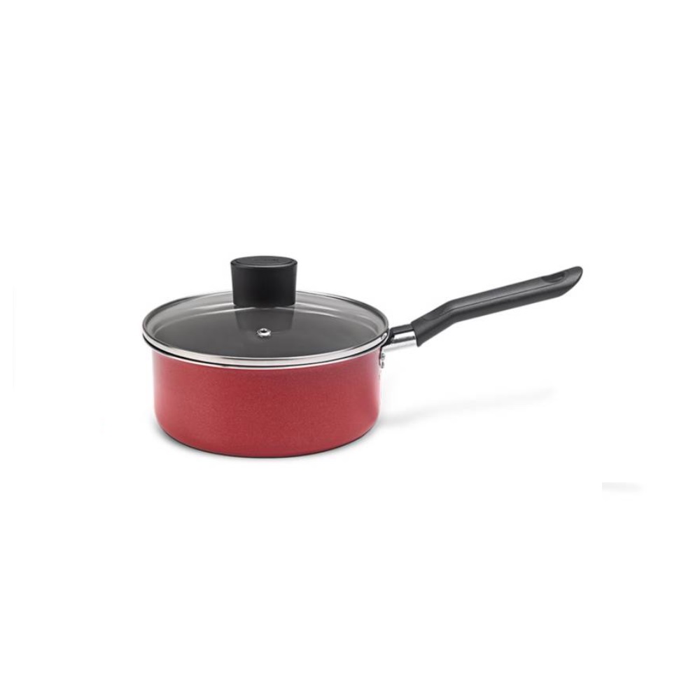 Olla Brinox Garlic 16 cm 1,20L Antiadherente Aluminio Rojo