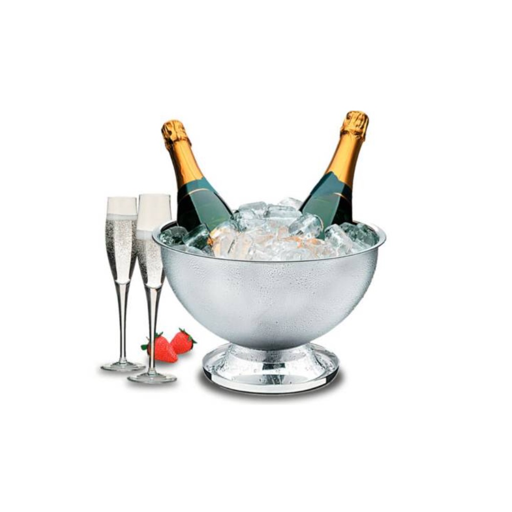 Balde para Botellas Champagne Con Separador 6L Acero Inoxidable Brinox