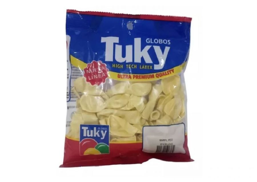 GLOBOS 9 X 25 STANDARD MARFIL - TUKY