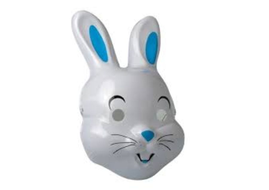 CARETA PLASTICA CONEJO CELESTE (3236C) TRIGGER PACK