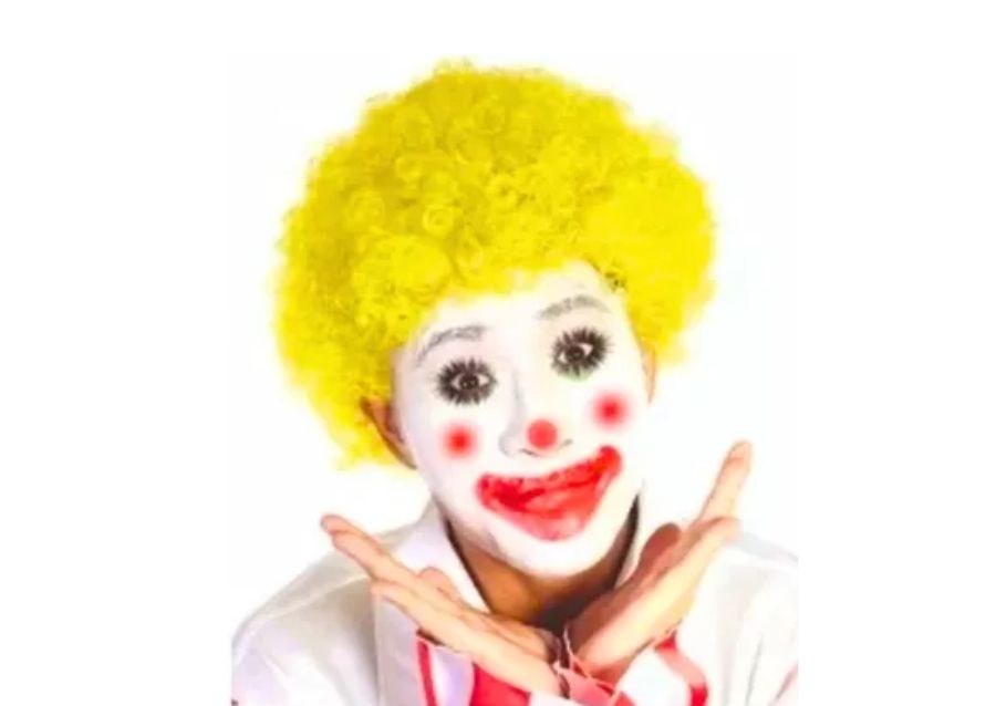 PELUCA RULOS CHICA AMARILLA (YJ0450) YJ IMPORT