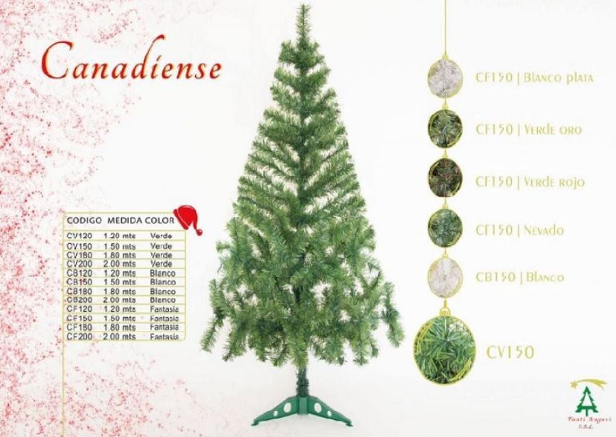ARBOL 1,50 MTS CANADIENSE VERDE (CV150) TANTI AUGURI