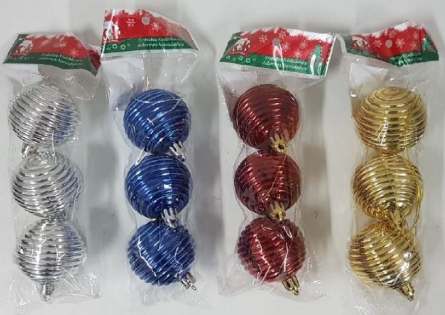 GLOBO N5 X 3 PANAL DORADO/PLATEADO/ROJO/AZUL (N2-5003L1A) POKA