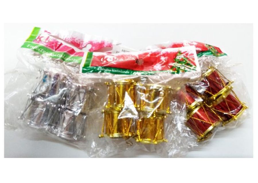 TAMBOR X 4 METALIZADO (NS126069) POKA