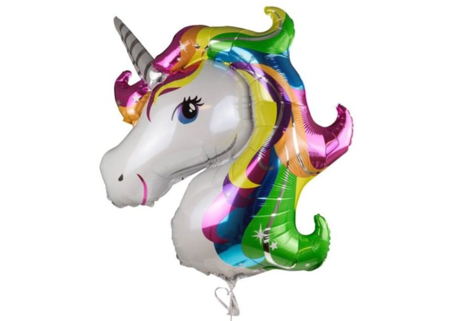 GLOBO MYLAR 18 REDONDO UNICORNIO MULTICOLOR (YX090) CHG