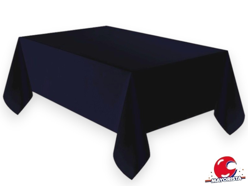 MANTEL PLASTICO NEGRO 1,80 X 1,20 CM - FESTEJARG