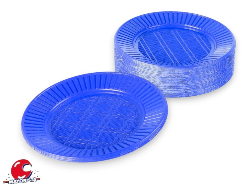 PLATOS CHICOS X 50 AZUL - PSA