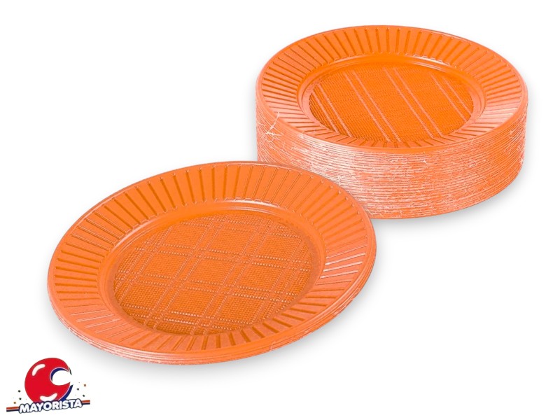 PLATOS CHICOS X 50 NARANJA - PSA