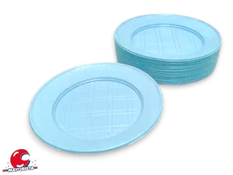 PLATOS CHICOS X 50 CELESTE - PSA