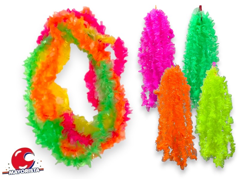COLLARES X 10 FLUO (33333) MIC Y MAC