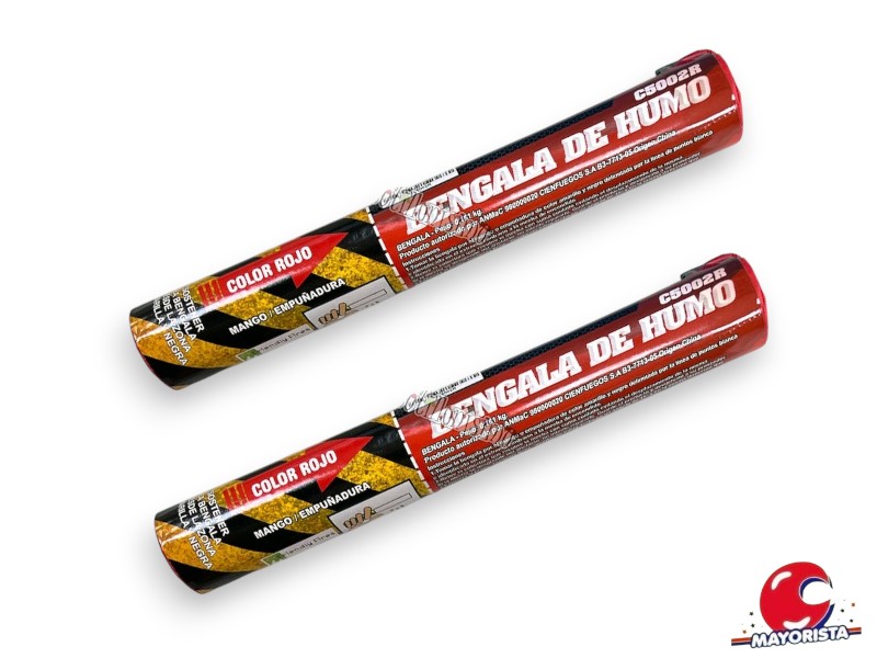 BENGALA DE HUMO ROJO (C5002R) CIENFUEGOS