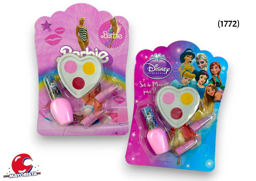 PINTURITAS TRIO ( MAQUILLAJE+ESMALTE+LABIAL MINI X 2) BLISTER (3330) STILO