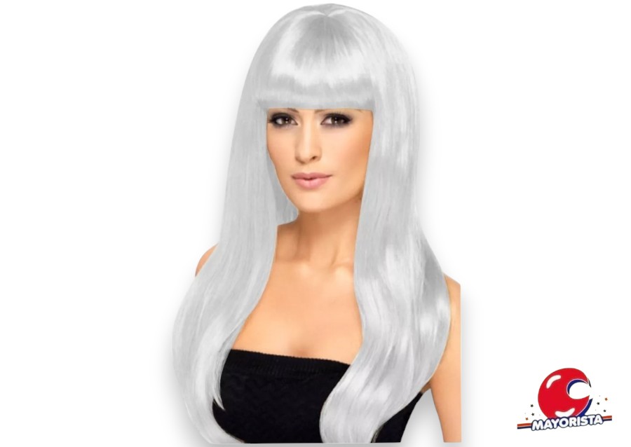 PELUCA LACIA LARGA BLANCA (YJ0695) YJ IMPORT