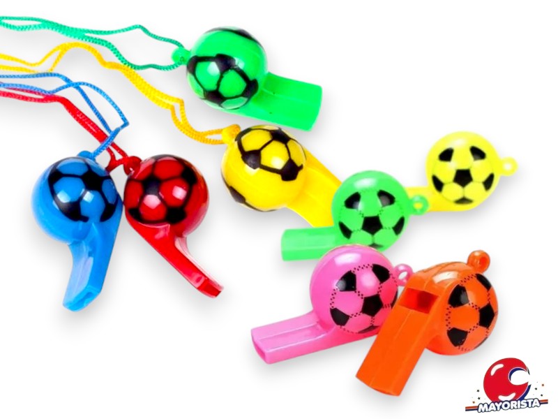 SILBATOS PLASTICO X 10 PELOTA (YJ0058) YJ IMPORT