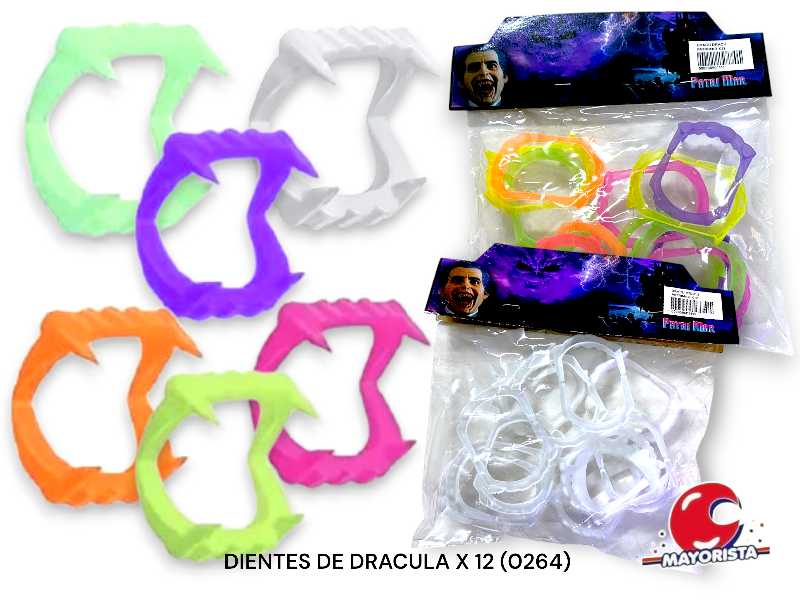 DIENTES DE DRACULA X 12 (0264) PATRIMAR