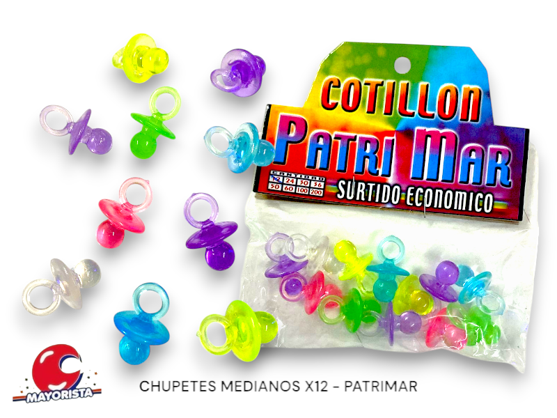 CHUPETES MEDIANOS X12 - PATRIMAR