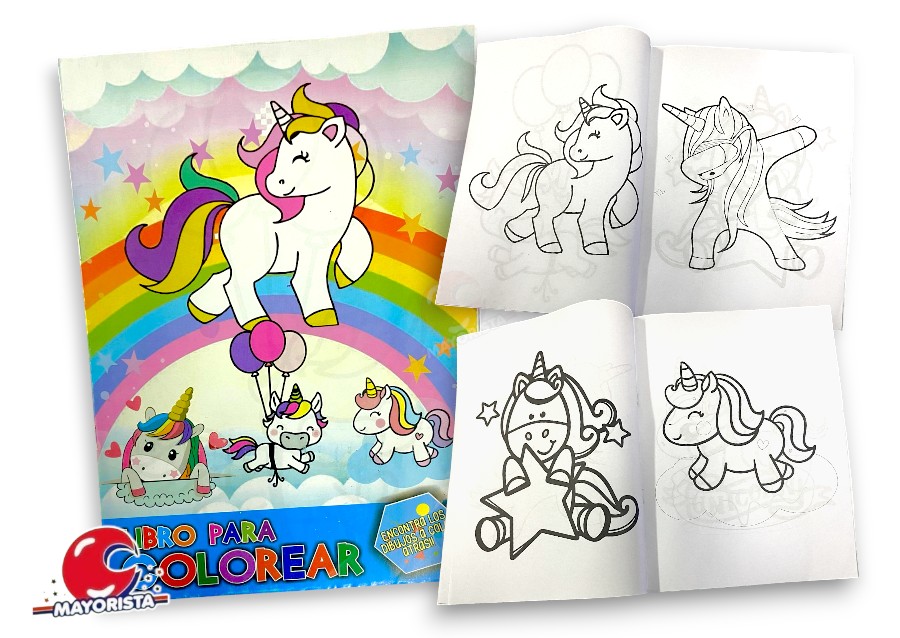 LIBRITO PARA COLOREAR UNICORNIO (TIA)