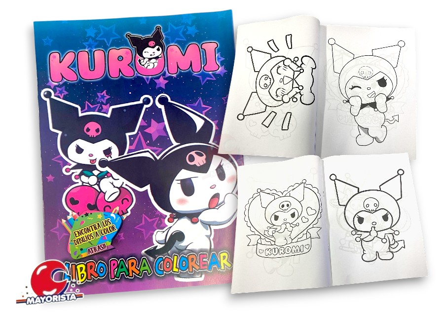 LIBRITO PARA COLOREAR KUROMI (TIA)