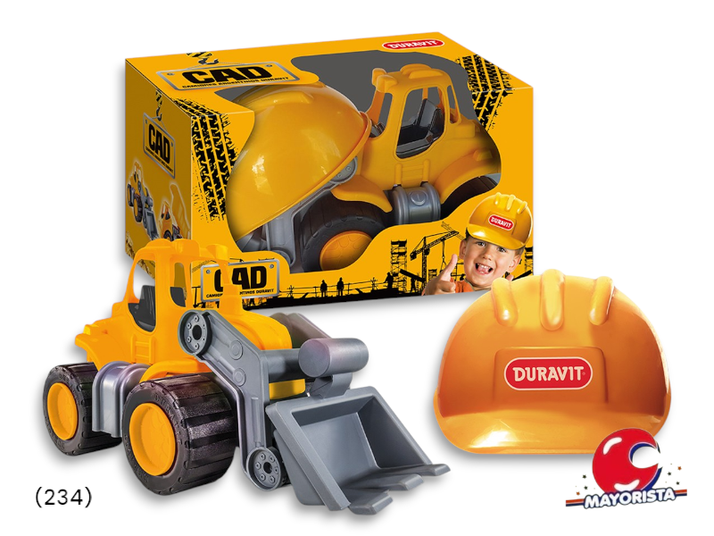 EXCAVADORA CAD CON CASCO CAJA 40X24 (234) DURAVIT
