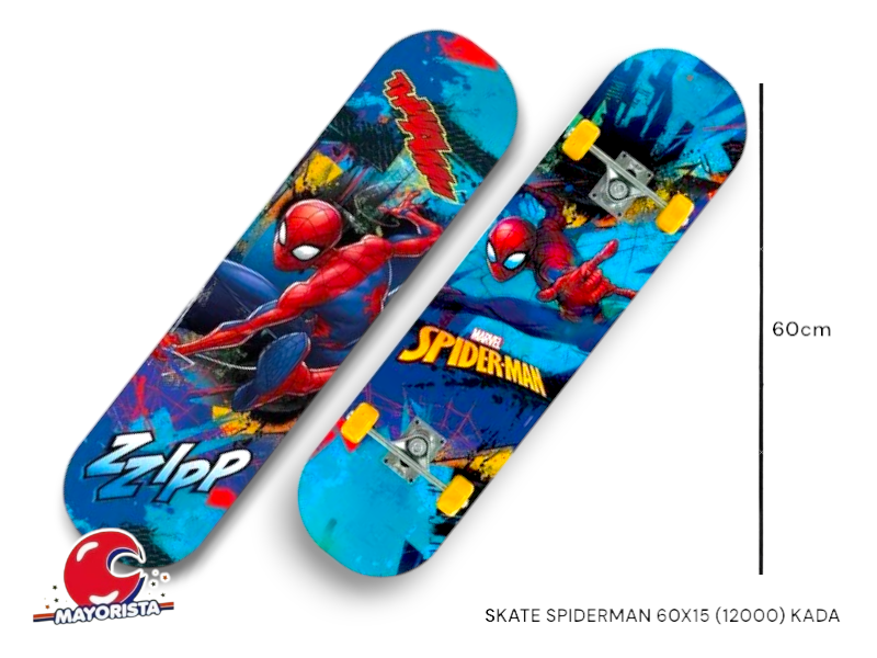 SKATE 60X15 SPIDERMAN (12000) KADA