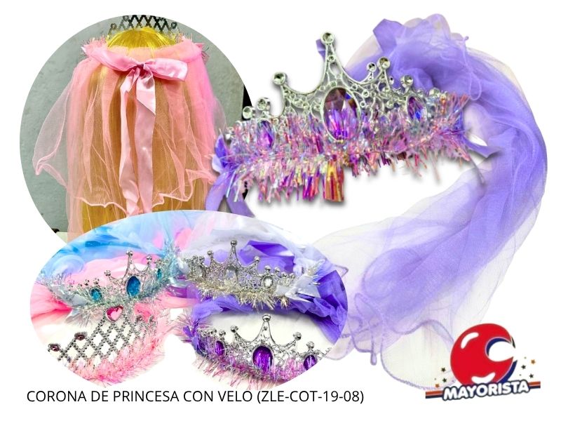 CORONA DE PRINCESA CON VELO (ZLE-COT-19-08) ERIK