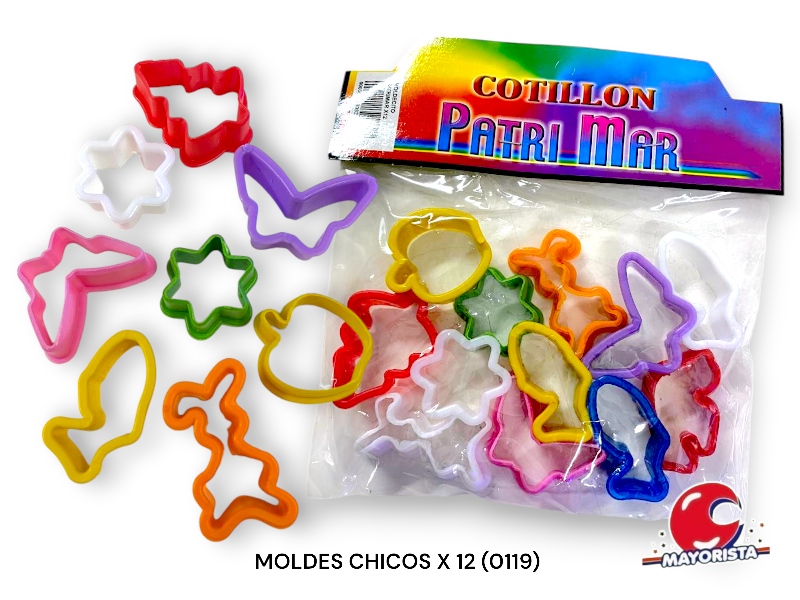 MOLDES CHICOS X 12 (0119) PATRIMAR