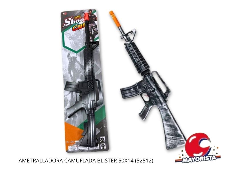 AMETRALLADORA CAMUFLADA BLISTER 50X14 (52512) KADA