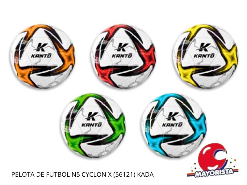 PELOTA DE FUTBOL N5 CYCLON X (56121) KADA