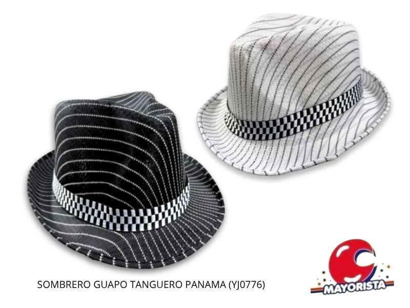 SOMBRERO GUAPO TANGUERO PANAMA (YJ0776) YJ IMPORT