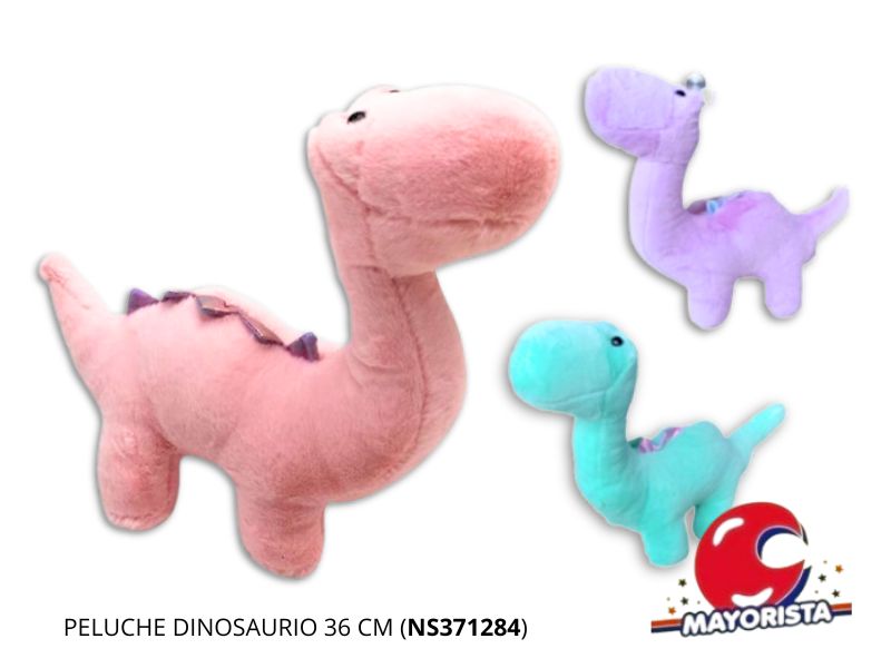 PELUCHE DINOSAURIO 36 CM (NS371284) BERKMA