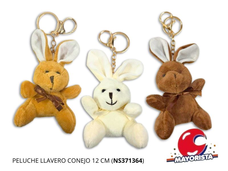 PELUCHE LLAVERO CONEJO 12 CM (NS371364) BERKMA