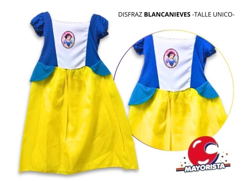 DISFRAZ BLANCANIEVES TALLE UNICO (LEON)