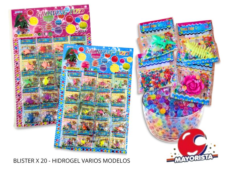 BLISTER X 20 - HIDROGEL VARIOS MODELOS - LCOST