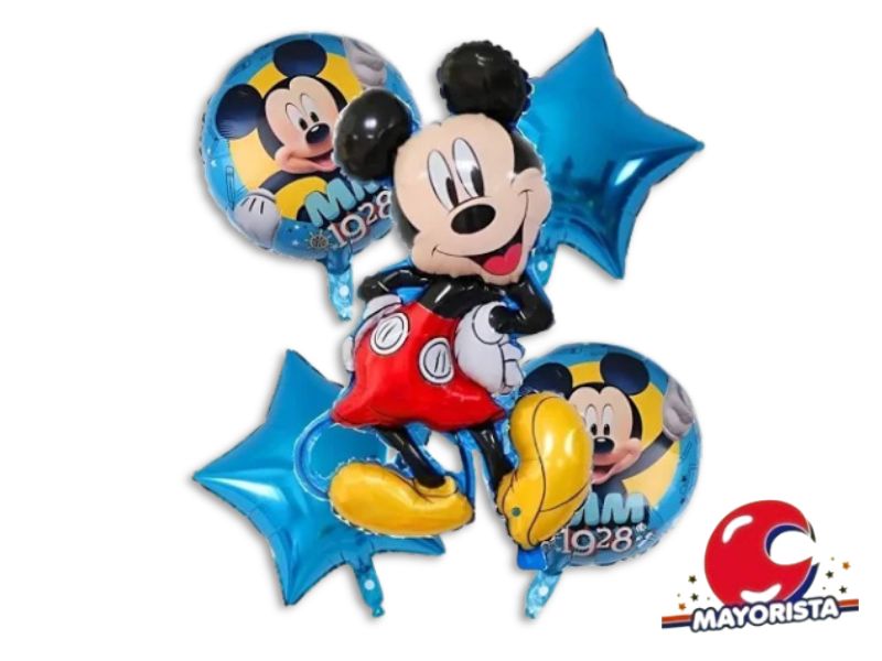 SET DE GLOBOS 5 PCS MICKEY (XY-Q099) CHG