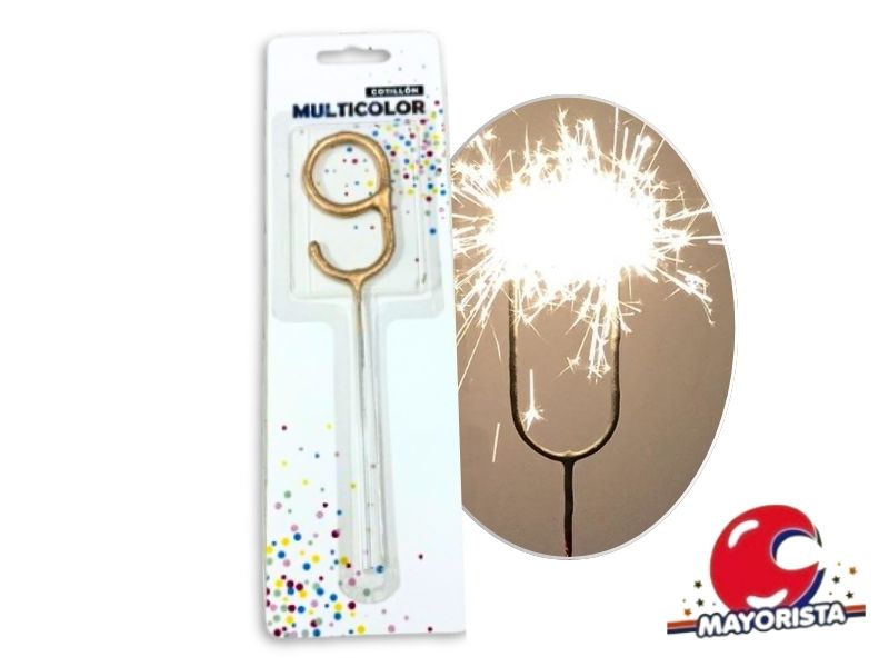 VELA SPARKLE N 9 DORADA (13679DR) CADENACI