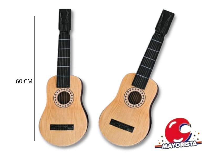 GUITARRA MADERA MEDIANA 60 CM (1319) RUESTES